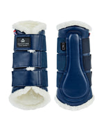 Load image into Gallery viewer, Eqcouture Symmetry WoolTech Brushing Boots - MIDNIGHT (NAVY)
