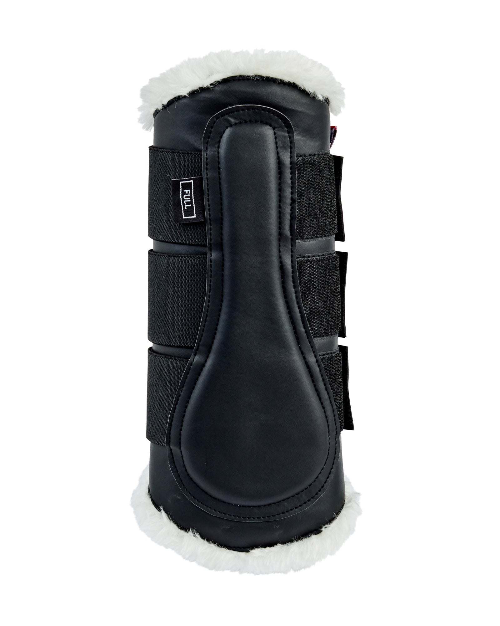 Eqcouture Symmetry WoolTech Brushing Boots - CHARCOAL (BLACK)