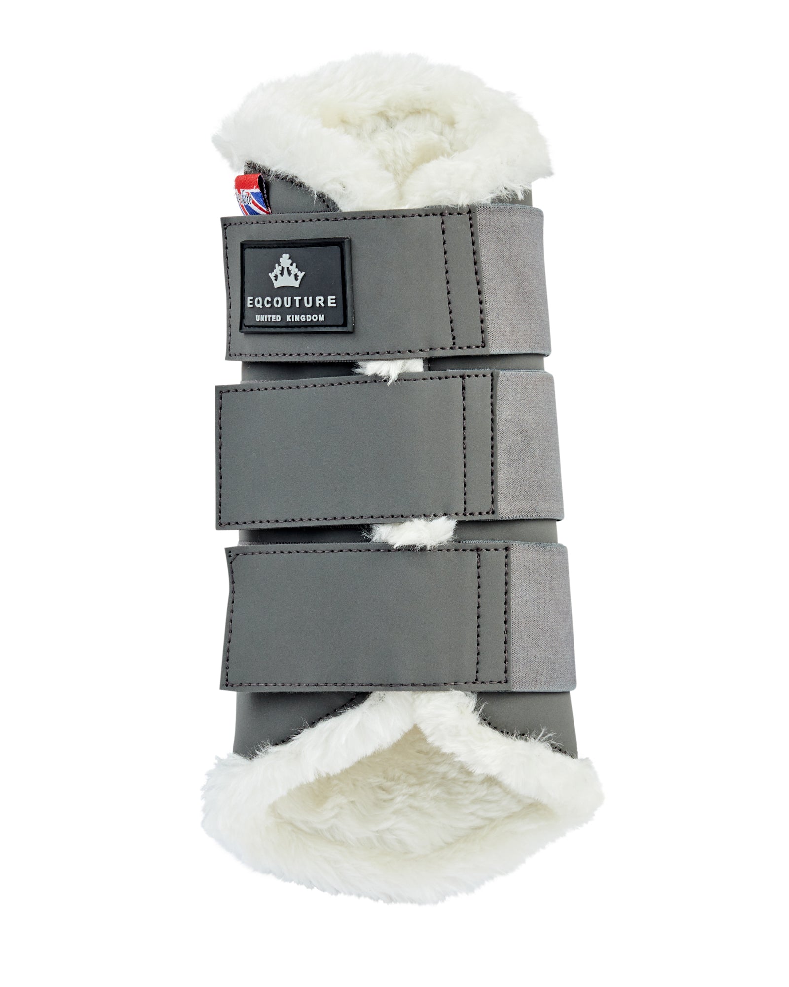 Eqcouture Symmetry WoolTech Brushing Boots - STEEL (GREY)
