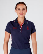 Load image into Gallery viewer, TEAM Women&#39;s Polo Shirt Short Sleeve- NAVY

