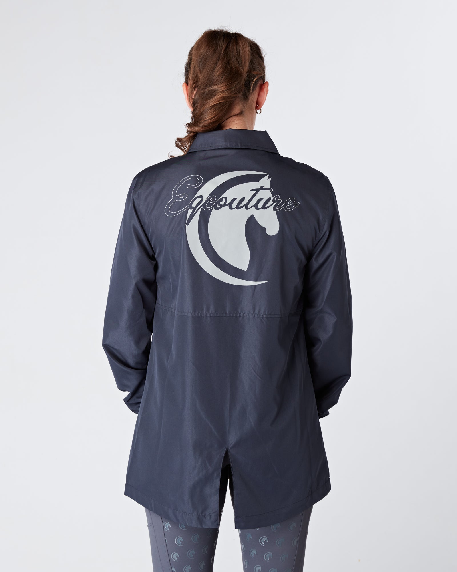 Womens equestrian luxury lightweight, waterproof, smart jacket- NAVY