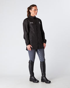 Womens equestrian luxury lightweight, waterproof, smart jacket- BLACK