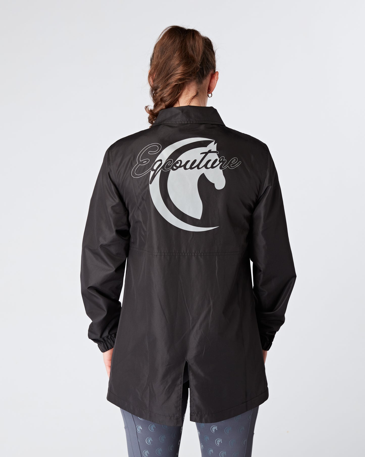 Womens equestrian luxury lightweight, waterproof, smart jacket- BLACK