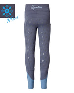 Load image into Gallery viewer, Kids / Children’s Grey Riding Leggings / Tights Winter - GIRL BOY
