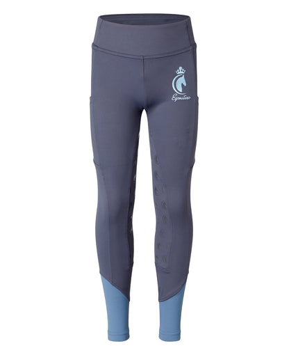 Kids / Children’s Grey Riding Leggings / Tights Winter - GIRL BOY