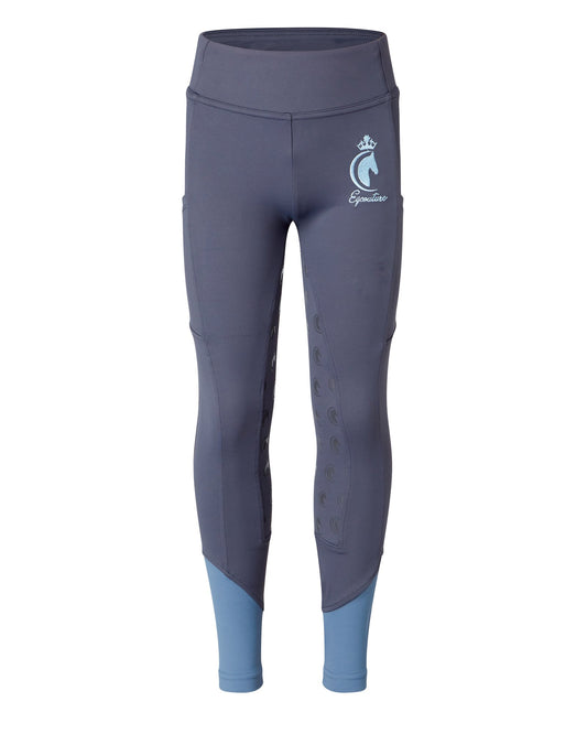 Kids / Children’s Grey Riding Leggings / Tights Winter - GIRL BOY