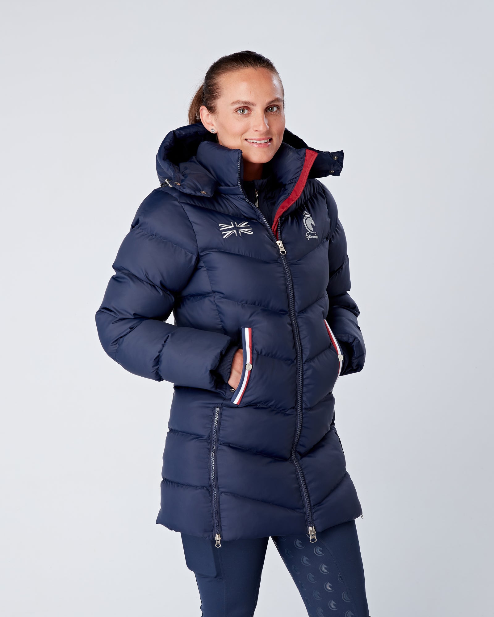 Puffer coat with detachable hood hotsell