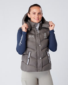 Exclusive Grey Gilet - Detachable Hood