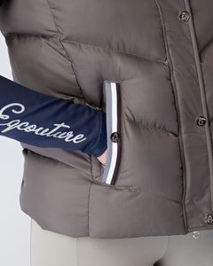 Exclusive Grey Gilet - Detachable Hood