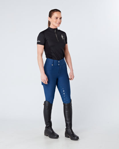 Premium Hybrid Breeches - SUMMER NAVY