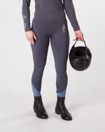 Load image into Gallery viewer, Winter Thermal Horse Riding Tights / Leggings w/ phone pockets - GREY
