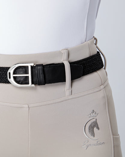 ALL-SEASON Competition Beige Riding Leggings / Tights with Phone Pockets - HUNTER BEIGE